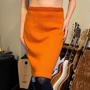 Vintage 80s hand sewn and knit pencil skirt!